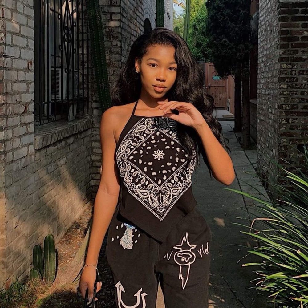 Sorella Boutique Bandana Halter Top